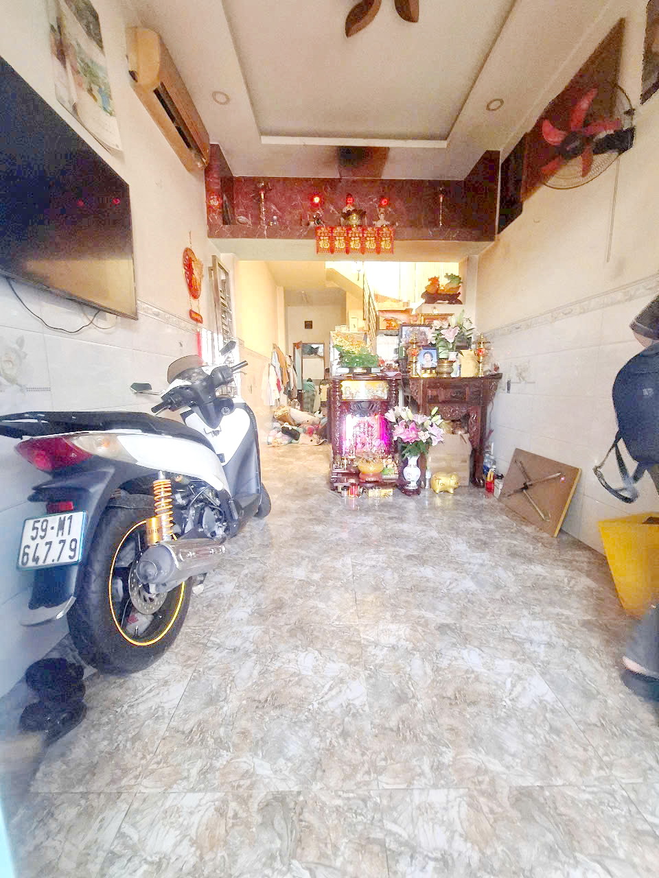 Bán nhà 1 lầu 44m2 mặt tiền đường Phong Phú P.12 Quận 8